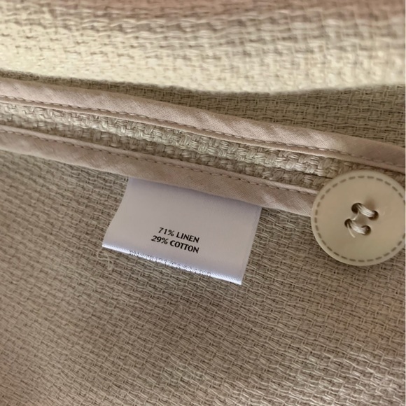 Eileen Fisher Linen Mandarin Collar Button Down Jacket Sz PS - Picture 6 of 9